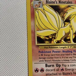 Pokemon TCG Blaine's Ninetales 21/132 Gym Challenge Regular Non-Holo - Image 4