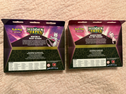 Pokemon Hidden Fates Mew And Mewtwo Pin Collection Boxes Lot of 2 Sealed - Image 4
