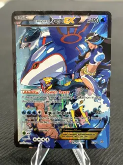 Pokemon TCG Team Aqua's Kyogre EX #6/34 Double Crisis Ultra Rare - Image 1