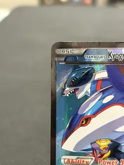 Pokemon TCG Team Aqua's Kyogre EX #6/34 Double Crisis Ultra Rare - Image 2
