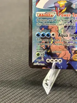 Pokemon TCG Team Aqua's Kyogre EX #6/34 Double Crisis Ultra Rare - Image 5