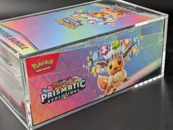 Pokemon TCG S&V Prismatic Evolutions Booster Bundle Display Case w/Acrylic Case - Image 4