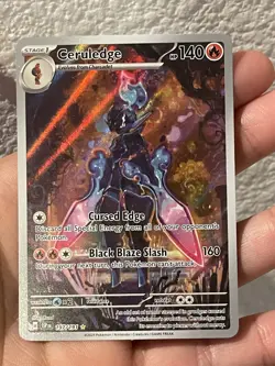 Pokemon SV08: Surging Sparks Ceruledge 197/191 Illustration Rare IR NM - Image 1