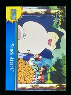 2000 Topps Pokemon Series 3 #OR11 Snack Attack Blue Logo 1st Orange Island Three - Image 1