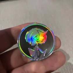 Pokemon TCG Gardevoir Shiny Silver Holo MEGA EVOLUTION Mini Coin - Image 1