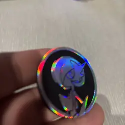 Pokemon TCG Gardevoir Shiny Silver Holo MEGA EVOLUTION Mini Coin - Image 2