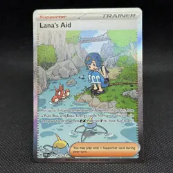 Lana's Aid 219/167 Pokemon Twilight Masquerade Special Illustration Rare Holo NM - Image 1