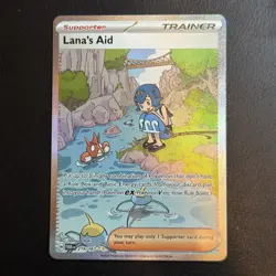 Lana's Aid 219/167 Pokemon Twilight Masquerade Special Illustration Rare Holo NM - Image 3