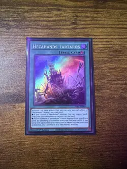 Yu-Gi-Oh! TCG Hecahands Tartaros Super Rare 1st Edition NM - Image 2