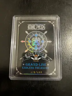 One Piece Grand-Line Endless Treasure SSP Serial Numbered Monkey D. Luffy Card - Image 2