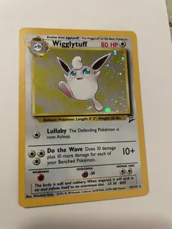 Pokemon TCG Wigglytuff Holo Rare Card 19/130 Base Set 2 - Image 1