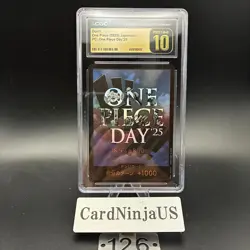 CGC PRISTINE 10 ONE PIECE DAY'25 10 DON !! Card Promo Premium Card Collection - Image 1