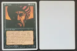 SIGNED MtG Magic D Willich Artist Proof _ Italian 4E Fourth _ EL-HAJJAJ _ 1/50! - Image 1
