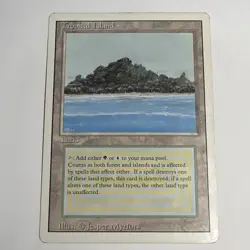 Tropical Island Dual Land (Revised Edition) Magic the Gathering MTG 1994 Rare MP - Image 1