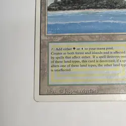 Tropical Island Dual Land (Revised Edition) Magic the Gathering MTG 1994 Rare MP - Image 3