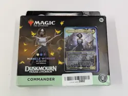 Magic The Gathering Duskmourn House of Horror Miracle Worker Commander Deck NIB - Image 1