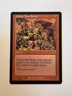 Goblin War Strike - MTG Scourge - NM - Image 1