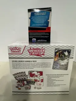 Pokemon White Flare ETB + Black Bolt Booster Bundle | Sealed Lot - Image 3