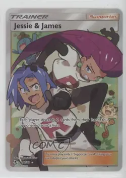 Full Art - Jessie & James Pokemon Sun & Moon Hidden Fates #68 - Image 1