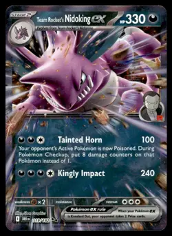 2025 Scarlet & Violet Series - Destined Rivals Team Rocket's Nidoking ex Double - Image 1