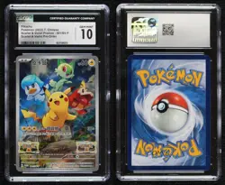 FA - Pikachu (S/V Pre-Order) Chinese Pokemon Scarlet & Violet (SVP) CGC 10 - Image 3