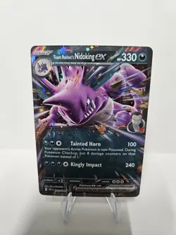Pokemon - Team Rocket's Nidoking ex - 119/182 - SV10: Destined Rivals - Holo NM - Image 1