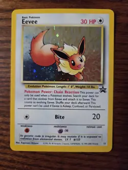 Eevee - Black Star Promo 11 - Pokemon TCG Holo - Image 1