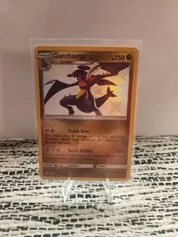 Pokemon TCG Garchomp SV40/SV94 Hidden Fates Shiny Vault Holo Rare NM Condition - Image 1