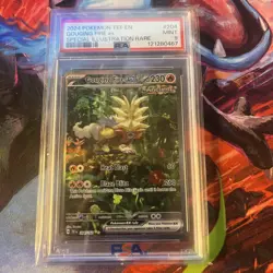 2024 POKEMON TEF SPECIAL ILLUSTRATION RARE #204 GOUGING FIRE EX PSA 9 - Image 1