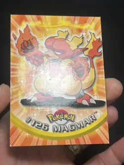 2000 Topps Pokemon TV Animation Edition Series 3 Non Holo #126 Magmar - Image 2