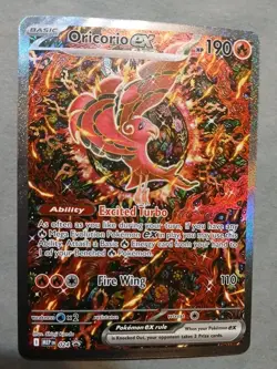 Pokemon TCG, ORICORIO EX 024 Mega Evolutions Phantasmal Flames UPC Promo - Image 1