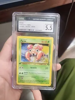 Pokemon - Paras 1st Edition - Jungle Set - #59 - CGC 5.5 - Image 1