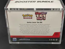Pokemon 151 SV3.5 Booster Bundle Display Factory Sealed Case W/Acrylic Case - Image 3