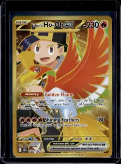 Pokemon SV10: Destined Rivals Ethan's Ho-Oh ex 239/182 - Image 1