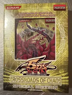 YUGIOH CROSSROADS OF CHAOS SPECIAL EDITION FACTORY SEALED (3 Booster Packs) - Image 1