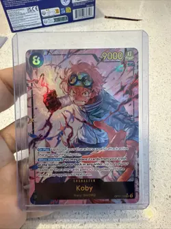 Koby (Alt Art) OP11-119 SEC Fist of Divine Speed ONE PIECE TCG English! - Image 1