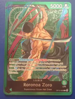 Roronoa Zoro - OP12-020 (Zoro Deck) OP12-020 Learn Together Deck Set Foil - Image 1