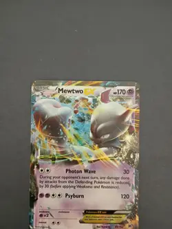 Pokemon Mewtwo EX TCG Ultra Rare Holo Card 61/162 XY Breakthrough (NM) Near Mint - Image 3
