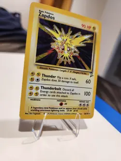 Pokemon TCG Zapdos Base Set 2 Holo Rare Card 20/130 Very good condition - Image 3