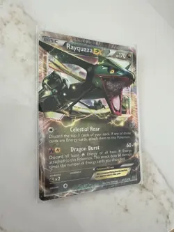 Rayquaza EX 85/124 - Dragons Exalted - Ultra Rare Holo - Pokemon Card NM/LP - Image 2