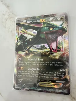 Rayquaza EX 85/124 - Dragons Exalted - Ultra Rare Holo - Pokemon Card NM/LP - Image 3