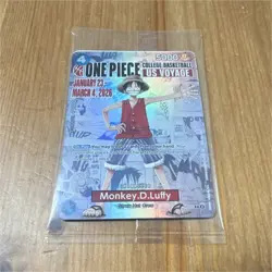 One Piece Monkey D. Luffy College Basketball US Voyage Promo Card Bandai - Image 1