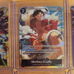 One Piece TCG English Luffy Card Collection Lot Of 13 - Image 5