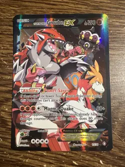 Pokemon Team Magma's Groudon EX 15/34 Double Crisis Holo Rare Card - Image 1