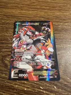 Pokemon Team Magma's Groudon EX 15/34 Double Crisis Holo Rare Card - Image 2
