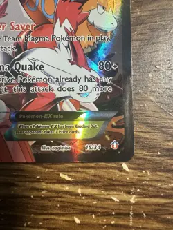 Pokemon Team Magma's Groudon EX 15/34 Double Crisis Holo Rare Card - Image 5