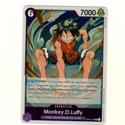 Monkey.D.Luffy OP03-070 R Foil Pillars Of Strength One Piece Trading Card - Image 1