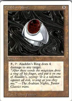 Magic | 3ED | Aladdin's Ring | | Normal | NM - Image 1