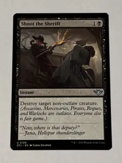 MTG Shoot the Sheriff - Outlaws of Thunder Junction LP - Image 1