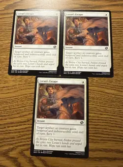 (X3) MTG Loran’s Escape Magic The Gathering Brother’s War NM - Image 1